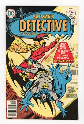 Buy Detective Comics 466 Signalman Is Back! Nice FN/VF • 14.25£