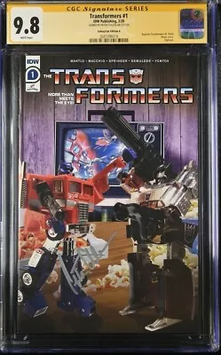 Buy Transformers #1 Galaxycon Edition A IDW CGC SS 9.8 Signed Peter Cullen • 144.40£