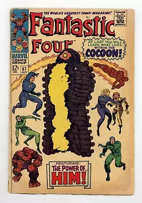 Buy Fantastic Four #67 FR/GD 1.5 1967 1st App. Him (Warlock) • 40.32£