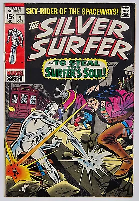 Buy The Silver Surfer #9 1969 6.0 FN 2nd App Ghost/Flying Dutchman! Mephisto Appear! • 28.78£