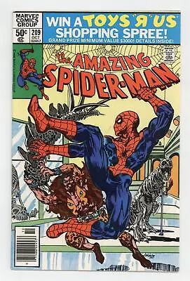 Buy Amazing Spider-Man #209N VG/FN 5.0 1980 • 24.50£