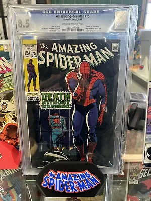 Buy Amazing  Spider-man # 75 Cgc 8.5 (1969)  Death Of Silvermane  Key Romita Gem !! • 218.47£