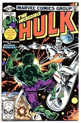 Buy INCREDIBLE HULK #250 VF/NM, Giant, Silver Surfer, Direct Marvel Comics 1980 • 47.44£