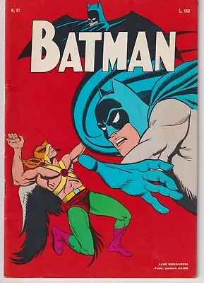 Buy Batman # 56 - Montecchi Brothers Batman / Hawkman Cover - Italian Edition 1969 • 47.84£