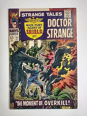 Buy Marvel Comics Strange Tales #151 1st Jim Steranko Art Published At Marvel VG/FN • 39.15£