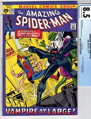 Buy Amazing Spider-man #102 8.5 2nd Morbius Cgc Breakout 1971 Ow/w Pages • 150.40£