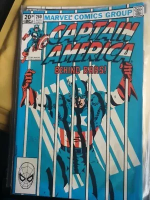 Buy  Captain America 260 Marvel Comics Collectors Item Superheroes  • 2.50£