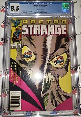 Buy Doctor Strange #81 (1974) CGC 8.5 FINAL ISSUE! Newsstand! • 39.97£