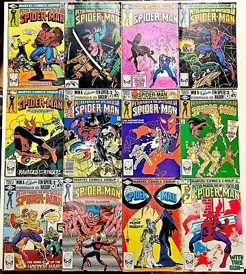 Buy Bronze Age Marvel Comics Spectacular Spiderman Lot 12 Key Issues Between 72 & 86 • 10.50£