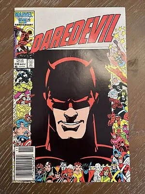 Buy Daredevil 236 Nm Anniversary Border Newsstand Higher Grade 1986 Marvel Comics • 15.80£