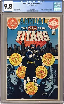 Buy New Teen Titans Annual #2 CGC 9.8 1983 1618462006 1st App. Vigilante • 177.89£