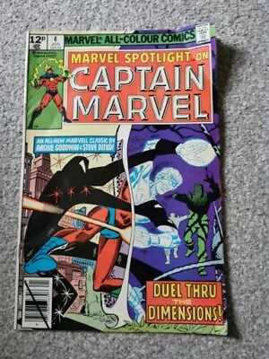 Buy MARVEL SPOTLIGHT ON CAPTAIN MARVEL Comic, Vol. 2, #4 1980 Ditko • 15.99£