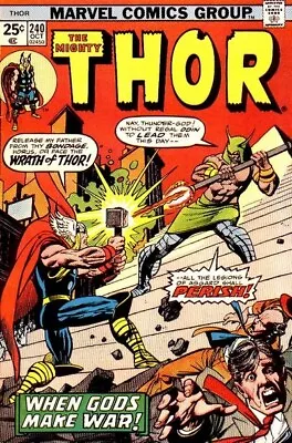 Buy THOR #240 F, Marvel Comics 1975 Stock Image • 4.72£