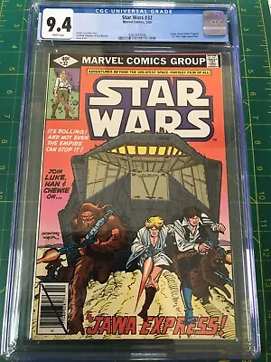 Buy Star Wars #32 CGC 9.4 NM White Pages 1980 Original Marvel Series • 67.29£
