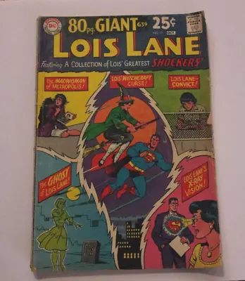 Buy DC SUPERMAN NATIONAL COMICS GIANT 80 PAGE LOIS LANE. No.77 OCTOBER 1967 • 15.99£