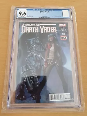 Buy Marvel Star Wars: Darth Vader # 3 CGC 9.6 First App Of Doctor Aphra UK  • 194.99£