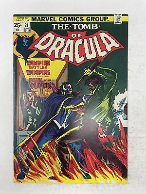 Buy Tomb Of Dracula #21 Marvel Comics Marvel Value Stamp Intact MCU Bronze Age • 19.97£