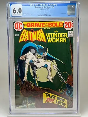 Buy Brave And The Bold 105 ~ CGC 6.0 ~ OW-W Pgs ~ Presents Batman & Wonder Woman • 59.13£