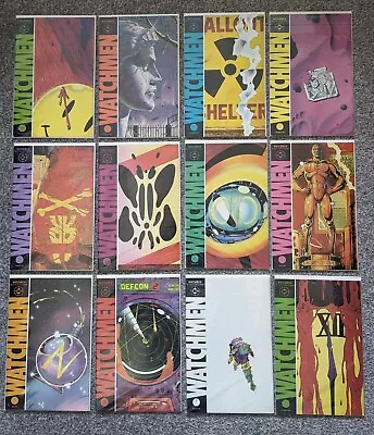Buy Watchmen - #1-12 Full Set - DC - 1986 - First Prints  • 180£