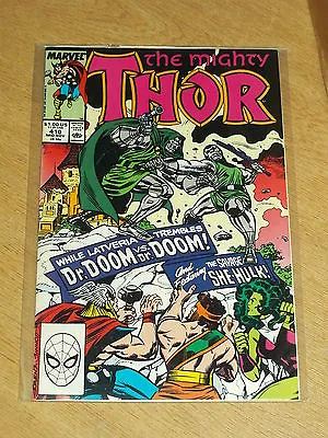 Buy Thor The Mighty #410 Vol 1 Marvel Doom She-hulk November 1989 • 3.99£