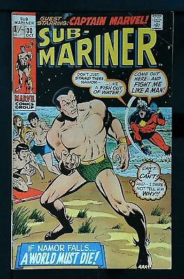 Buy Sub-Mariner (Vol 1) #  30 Fine (FN) Price VARIANT RS003 Marvel Comics BRONZE AGE • 20.99£
