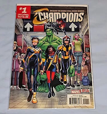 Buy Champions Vol. 2 #1 (1st Appearance & Origin) 1st PRINT Marvel Comics 2015 NM • 8.95£