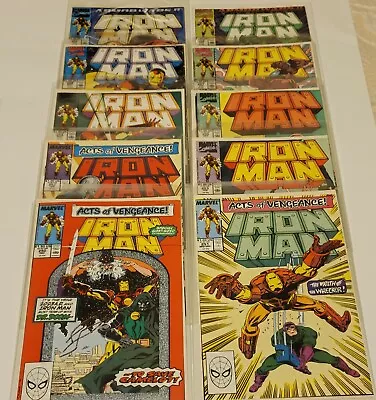 Buy Iron Man # 250,251,252,253,254,255,256,257,258,259   (Marvel 1989)   Fine Plus • 28.77£