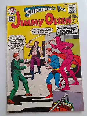 Buy Superman's Pal Jimmy Olsen #61 June 1962 FINE+ 6.5 Cover Art By Curt Swan • 19.99£
