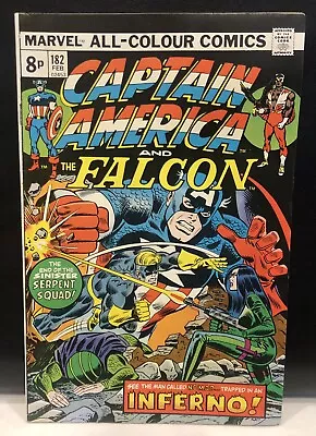 Buy CAPTAIN AMERICA #182 Comic Marvel Comics Bronze Age • 4.99£