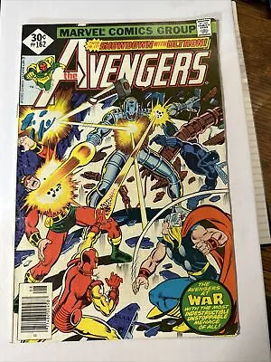 Buy The Avengers #162 1st Appearance Of Jocasta Marvel Comics 1977 Great Shape • 12.06£