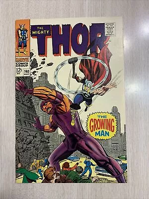Buy Thor 140 Vf/nm White Pages 1967 Lee & Kirby Kang The Conqueror Ist Growing Man • 201.07£