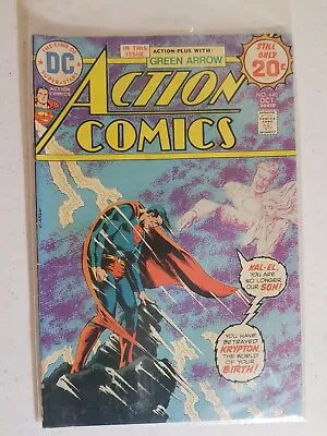 Buy Action Comics #440 October 1974 DC Vintage Comic Book Green Arrow Superman • 9.41£