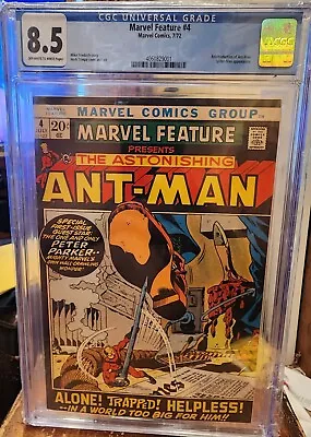 Buy Marvel Feature 4 CGC 8.5 Ant Man Solo Series Begins • 67.96£