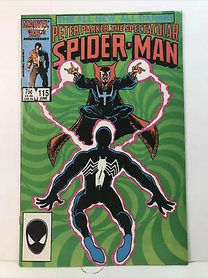 Buy Spectacular Spider-Man #115 Doctor Strange Cover Black Cat 1986 Marvel NM 9.4 • 5.53£