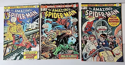 Buy Amazing Spider-Man #131 132 133 (Marvel Comics 1974) Lot Run Of 3 Doc Ock Molten • 79.91£