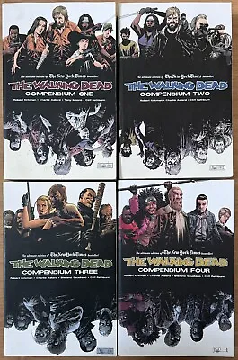 Buy Walking Dead Compendium Volumes #1 2 3 & 4 Complete Nice Condition Overall • 109.95£