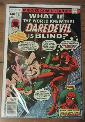 Buy WHAT IF? Vol. 1 #8 What If The World Knew Daredevil Is Blind? Marvel 1978 • 7£