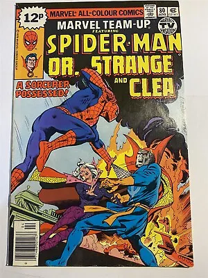 Buy MARVEL TEAM-UP #80 Spider-Man Dr. Strange Marvel Comics UK Price 1979 FN/VF • 4.95£