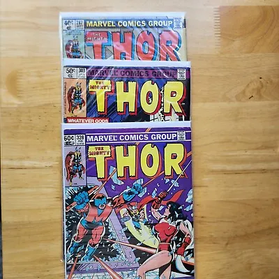 Buy THE MIGHTY THOR #328 , #303, #287, Marvel Comic Book • 15.99£