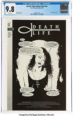 Buy 🔥 Death Talks About Life #nn CGC 9.8 DC/Vertigo 1994 Neil Gaiman Sandman 1 AIDS • 117.36£