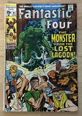 Buy Fantastic Four #97 1st Monster From The Lost Lagoon & 1st Monster’s Mate; Poor • 88.67£