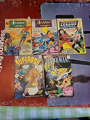 Buy DC 1960s Lot Action Comics 291 338 Justice League Am 41 Superboy 130 Hackman 11  • 51.39£