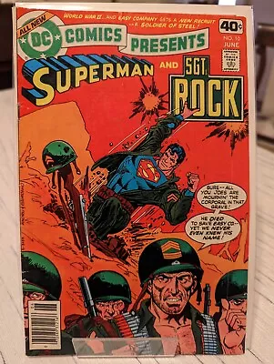 Buy Comics Presents #10  - DC Comics - 1979 - Superman Sgt. Rock - Superman Vs Nazis • 8£