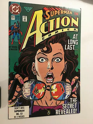 Buy Action Comic 662 NM 9.4 DC 1991 Superman Reveals Identity To Lois Lane • 2.37£