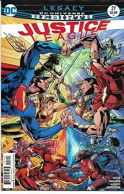 Buy JUSTICE LEAGUE (2016) #27 - Cover A - DC Universe Rebirth - New Bagged • 4.99£