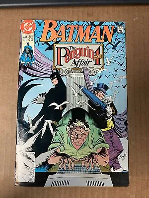 Buy Batman #448 DC (1990) Key 1st Appearance Of Lark Penguin Affair Comic Book • 8.03£