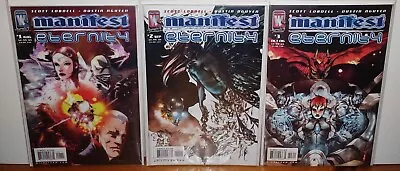 Buy Manifest Eternity #1-3 Wildstorm Signature Series Lobdell Mguyen 2006 • 2.99£
