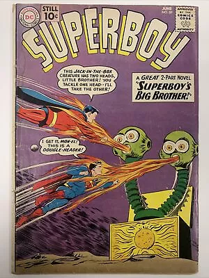 Buy Superboy #89 (DC, 1961) 1st Mon-El Curt Swan VG • 76.41£