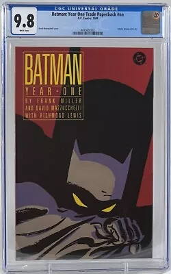Buy Batman: Year One Trade Paperback #nn 1988 TP #404-407 D.C. Comics CGC 9.8 • 241.50£