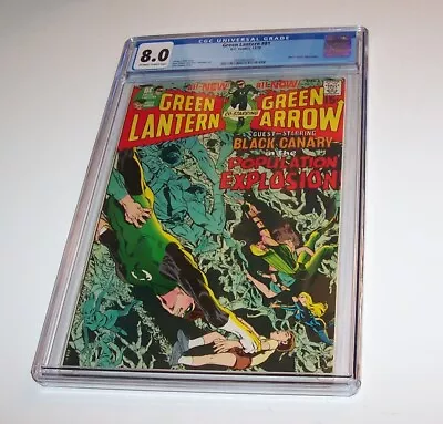 Buy Green Lantern, V2 #81 - DC 1970 Bronze Age Issue - CGC VF 8.0 - Neal Adams Art • 131.92£
